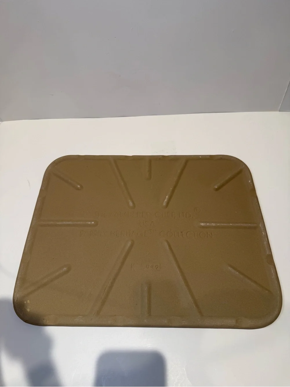 The Pampered Chef Rectangle Ceramic Baking Pizza Stone | Natural Stoneware